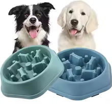 🐾 Gamelle Anti-Glouton VitalPet™ – Pour chiens & chiots