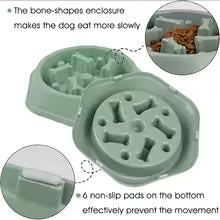 🐾 Gamelle Anti-Glouton VitalPet™ – Pour chiens & chiots
